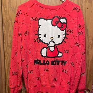 Hello Kitty Red Crew Neck Sweater